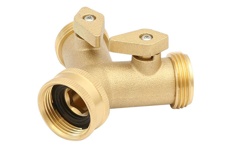 Prás 2 Way Garden Hose Connector made in China