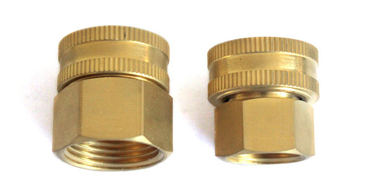 Dual Female Prás Swivel Hose Connector